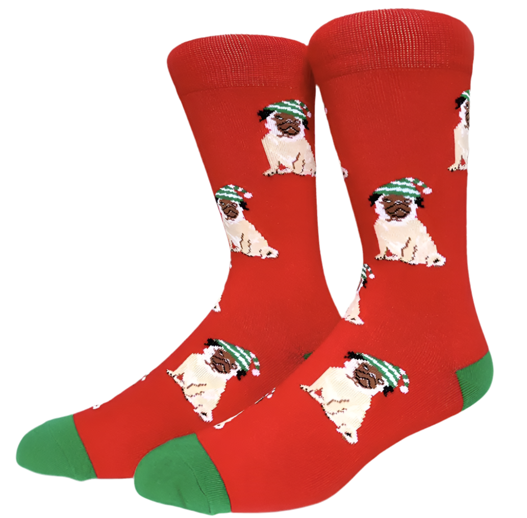 chaussettes chien lutin de noel mrcol
