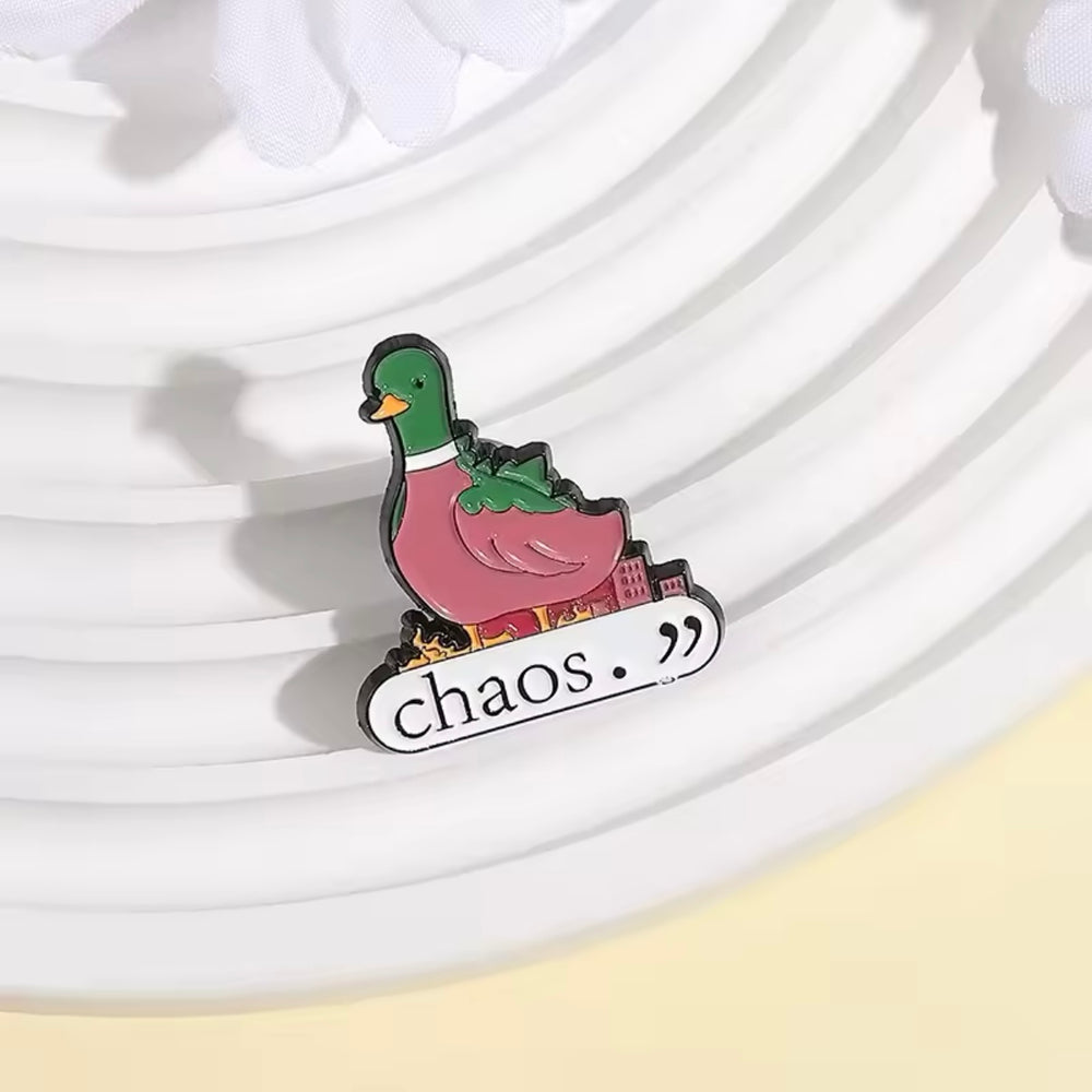 Wilde eend Chaos Pin.