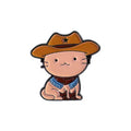 Pin de gato vaquero