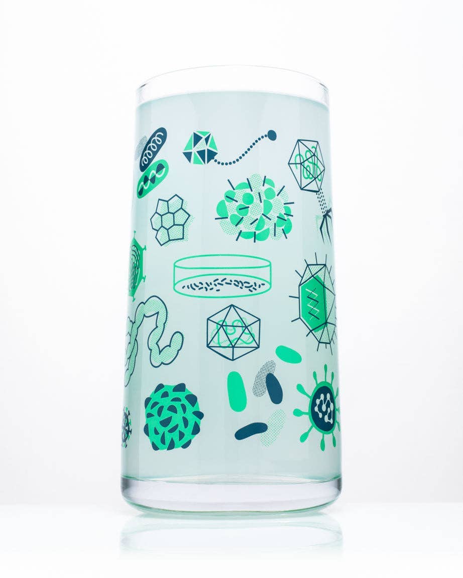 Verres à boire rétro – Microbiologie – produit scientifique Cognitive Surplus EU, vue 2