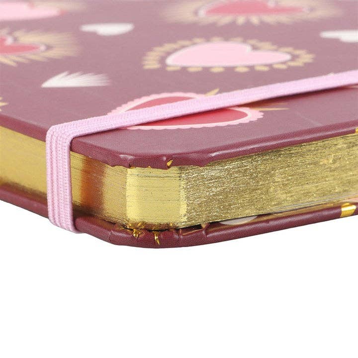 Cuaderno A5 de San Valentín con forma de corazón