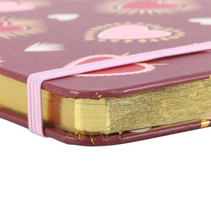 Cuaderno A5 de San Valentín con forma de corazón