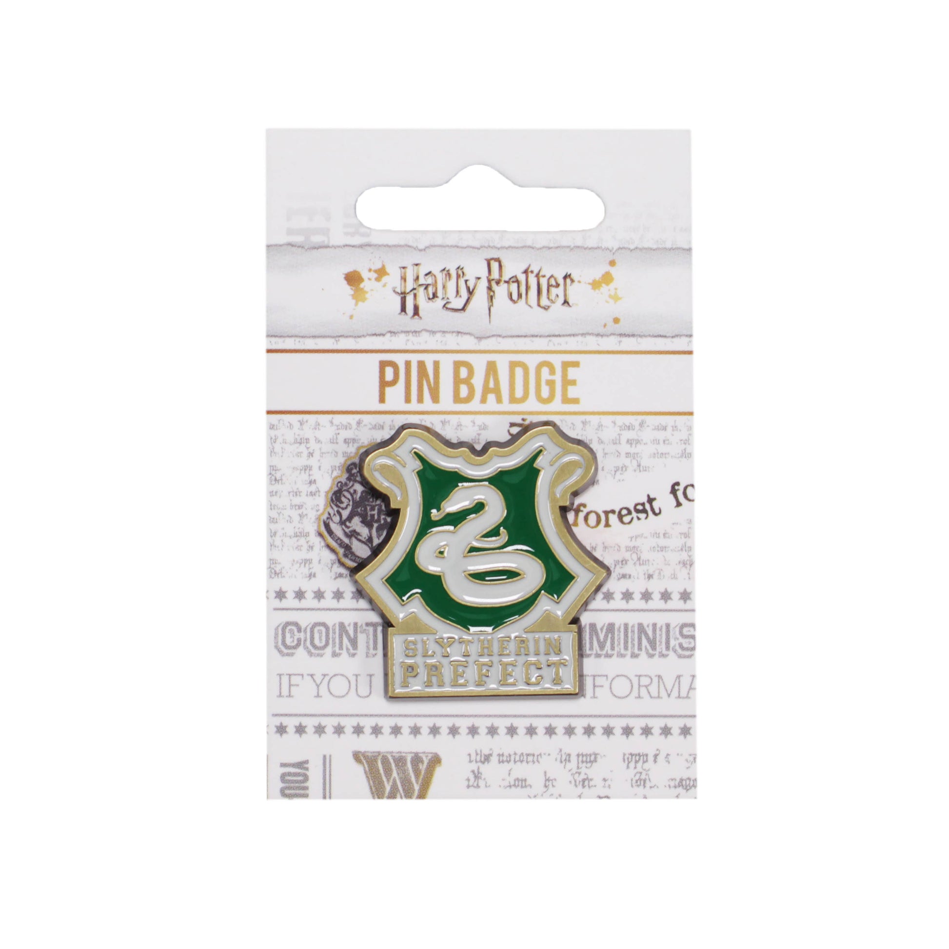 Badge en émail Harry Potter - Préfet de Serpentard
