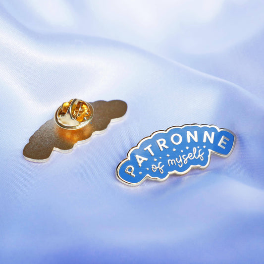 Pin de Patrón de Mí Mismo - Azul