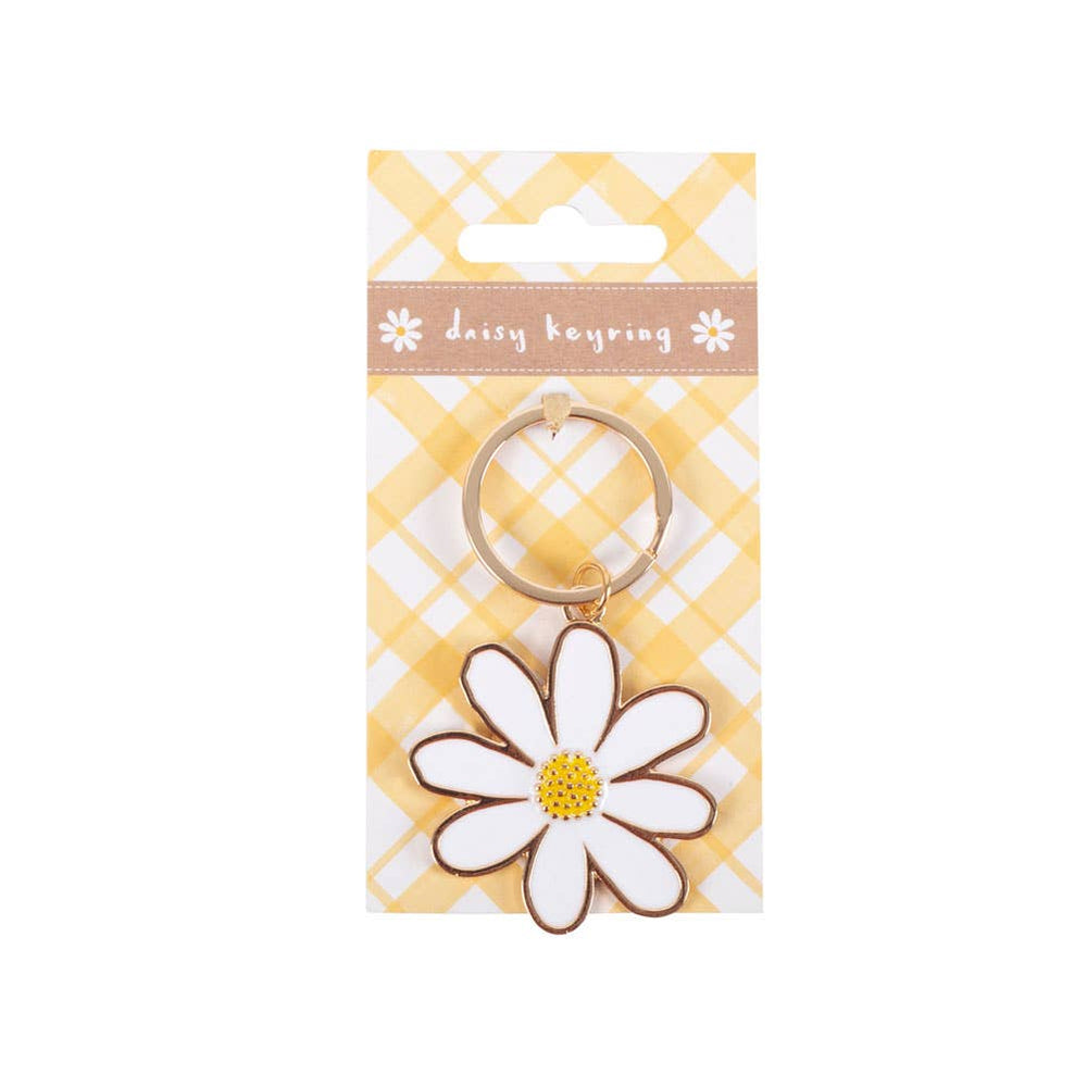 Porte-clés Émaillé Daisy Flower