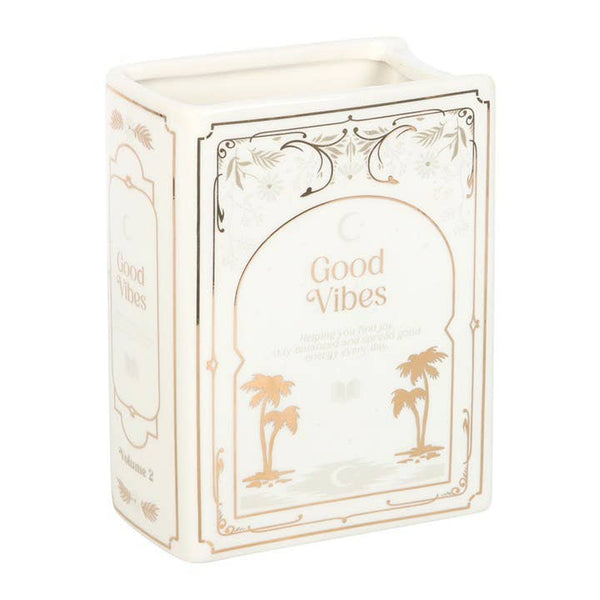 Vase en Forme de Livre - Blanc