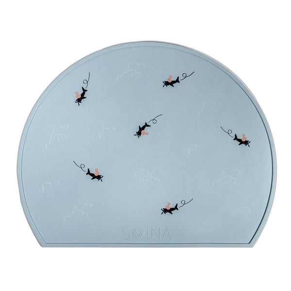 Mantel individual de silicona Aviator - Azul claro