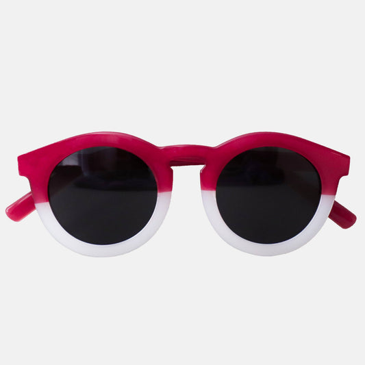 Gafas de sol para adultos - Rosa transparente bicolor