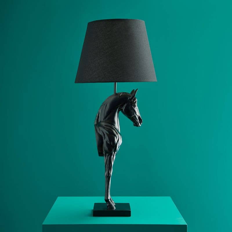 Lampe de Table Cheval Wendy, Noir