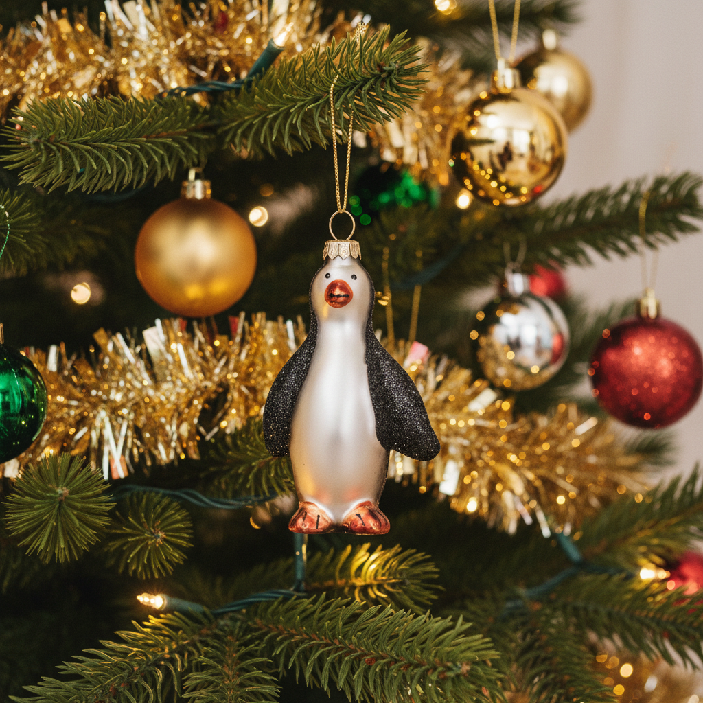 Bola de Navidad de pingüinos
