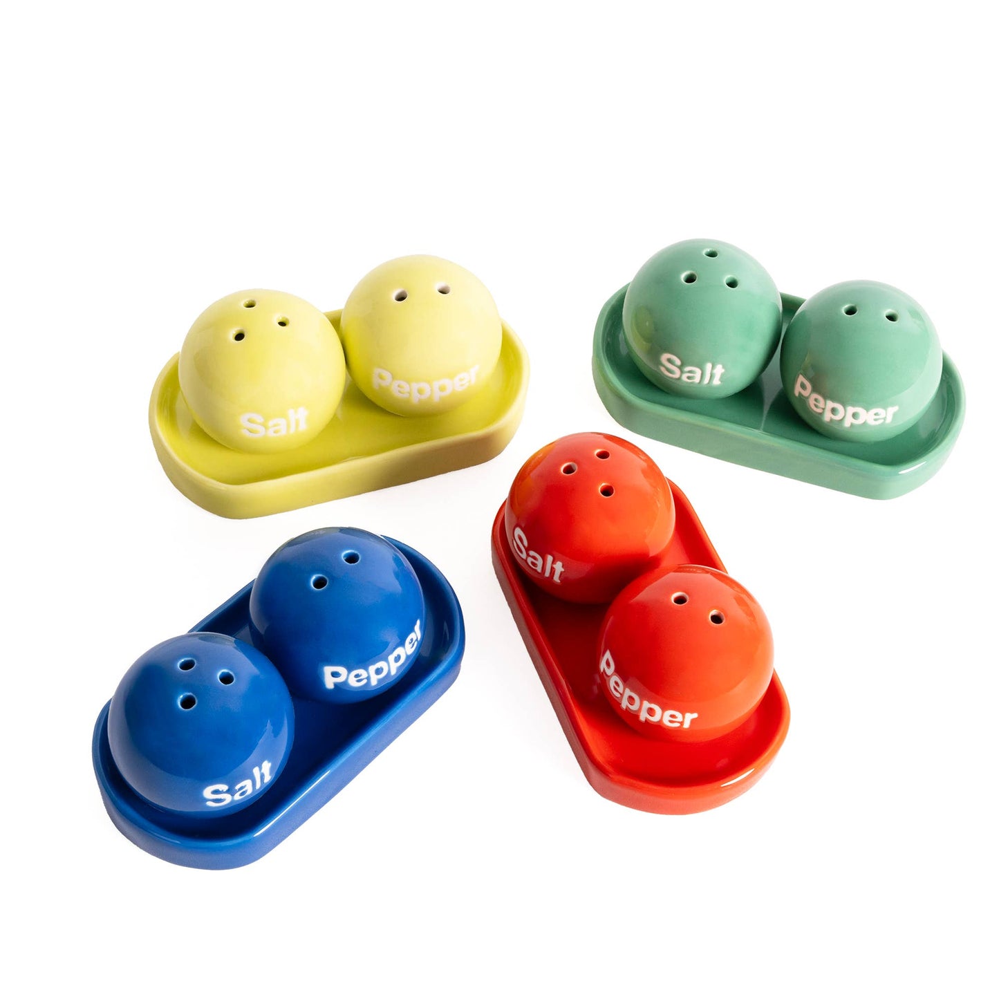Set Vert de Salière et Poivrière Ping Pong Helio Ferretti Helio Ferretti Vue 4