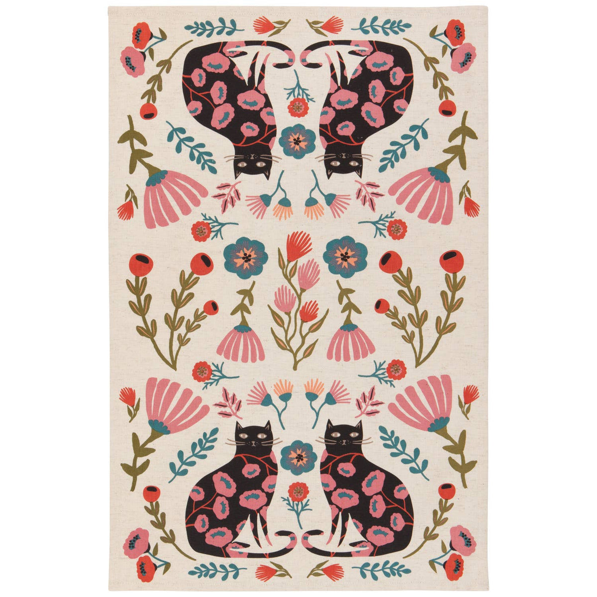 Lot de 2 Torchons à Vaisselle Catbloom