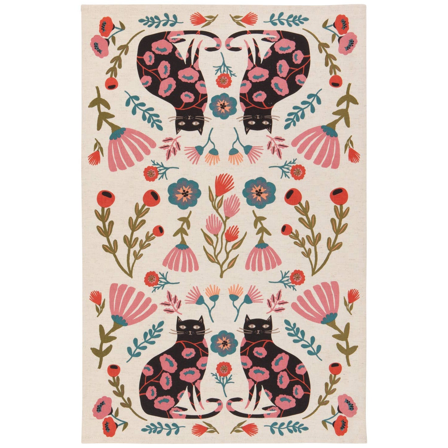 Lot de 2 torchons à vaisselle Catbloom