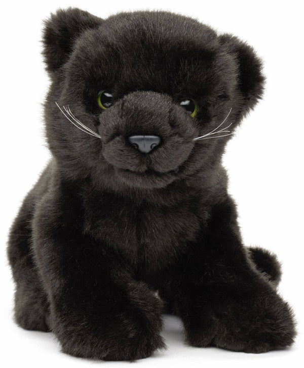 Peluche bébé panthère noire assis Uni Toys