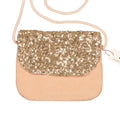 Handtasche - Velours & Paillettes Goldes