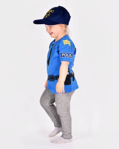 Organic cotton Police T-shirt 110-116 cm 4-6 years
