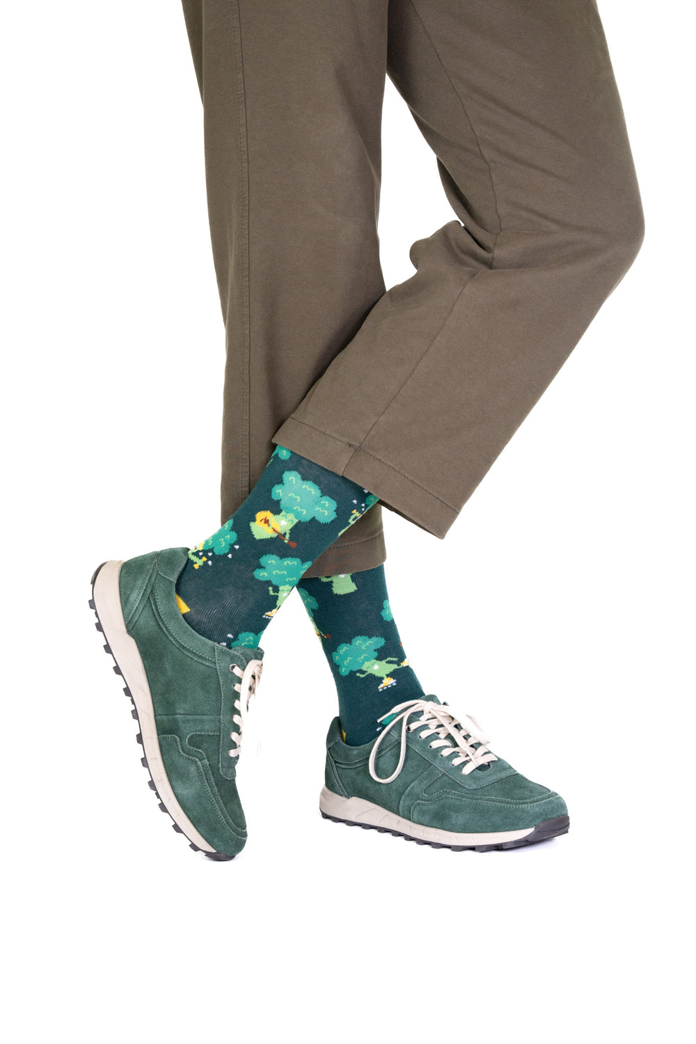 Calcetines de brócoli felices