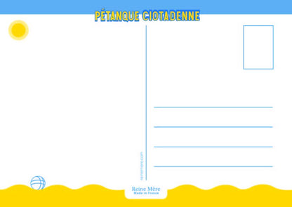 Postcard - Marseille Pétanque