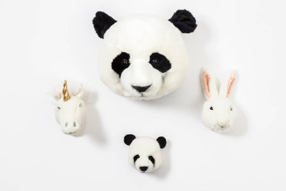 Mini Décoration Murale Peluche Têtes d'Animaux : Coffret