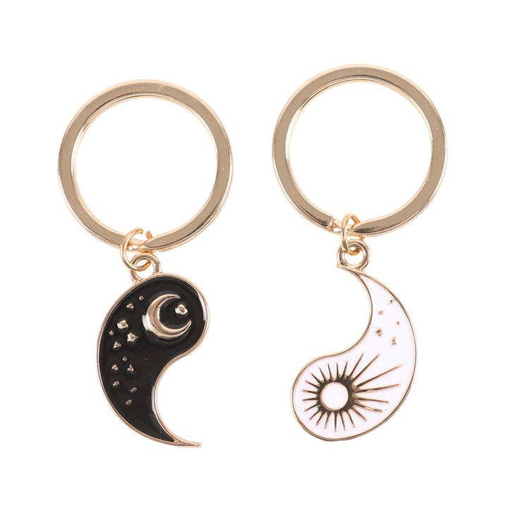 Paire de porte-clés Yin Yang Best Friend