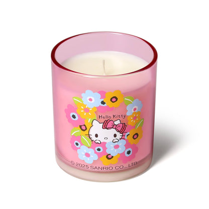 Bougie parfumée Hello Kitty Seasons, Fleur de Printemps, Couvercle 3D