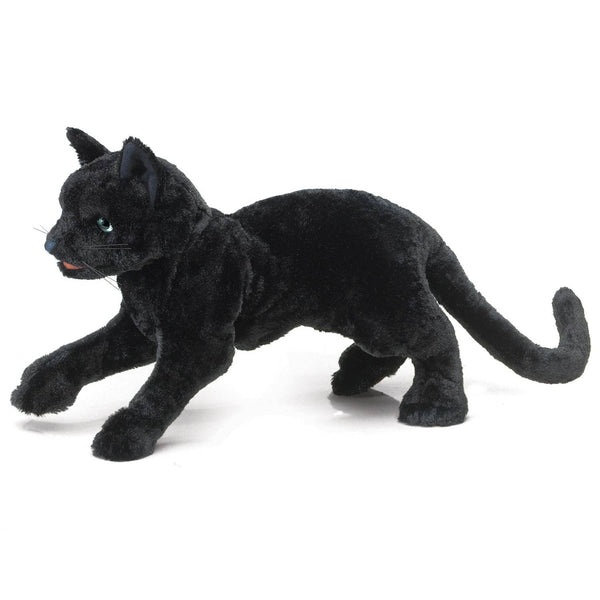 Marionnette à main Chat noir 2987/ Chat noir Folkmanis réaliste