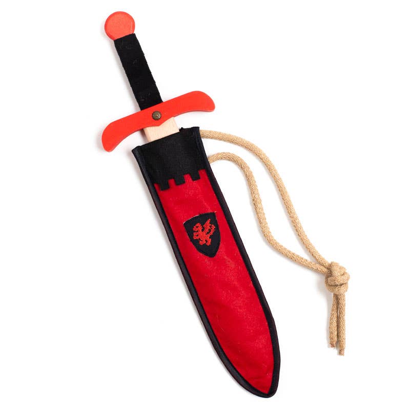 ÉPÉE KAMELOT S + POCHETTE ROUGE - KALID MEDIEVAL
