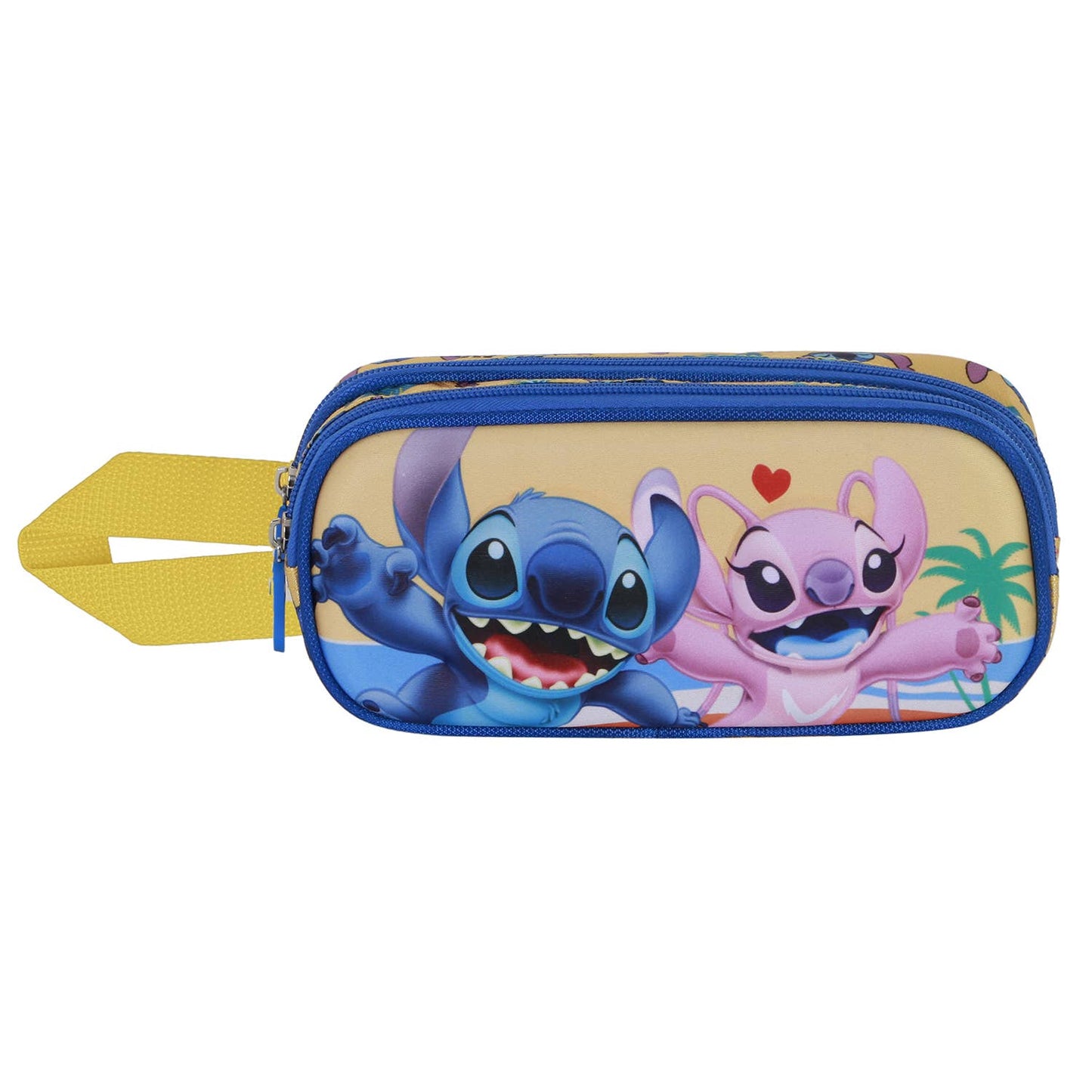 Estuche doble para lápices Disney Lilo &amp; Stitch Ocean 3D