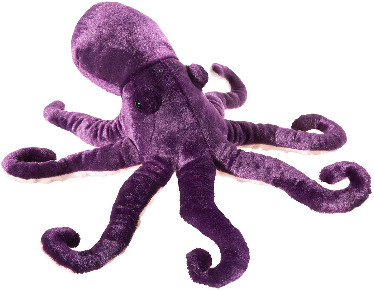 Paarse Cozy Home octopusknuffel — 32 cm
