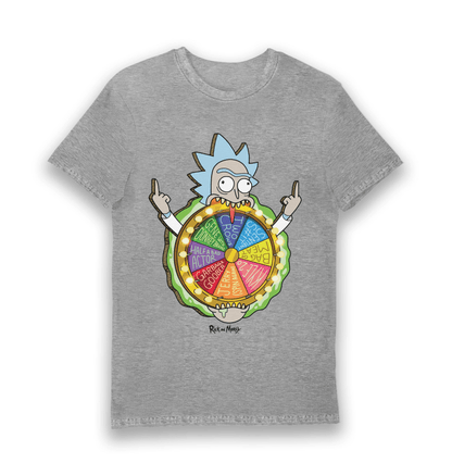 T-shirt adulte Rick and Morty Spin the Wheel