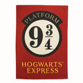 Torchon Harry Potter - en Coton Recyclé Voie 9¾