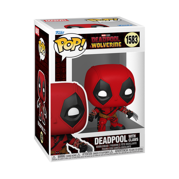 Funko Pop! Deadpool with Claws #1583 - vue officielle 2