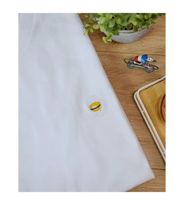 T-shirt Brodé - Pastis - t-shirt brodé Juste un T-shirt