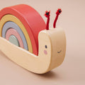Jeu Jouet Empileur d'Escargots pour Enfants (FSC) en Bois