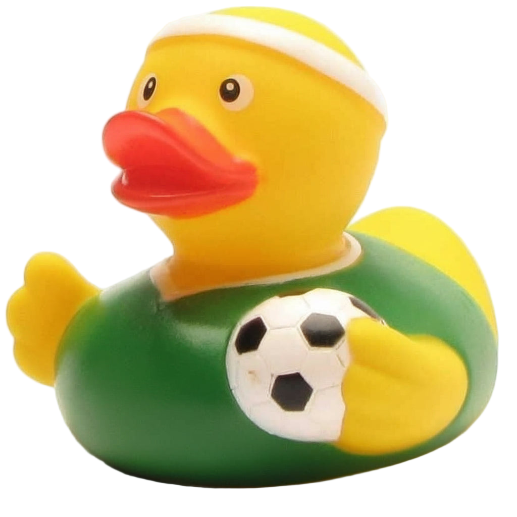 Camiseta verde de futbolista de los Ducks
