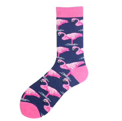 Chaussettes Flamant Rose