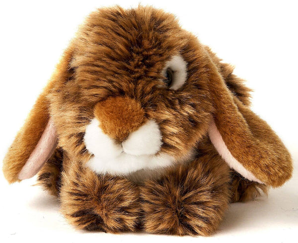 Peluche Lapin Bélier Couché - Marron Uni Toys