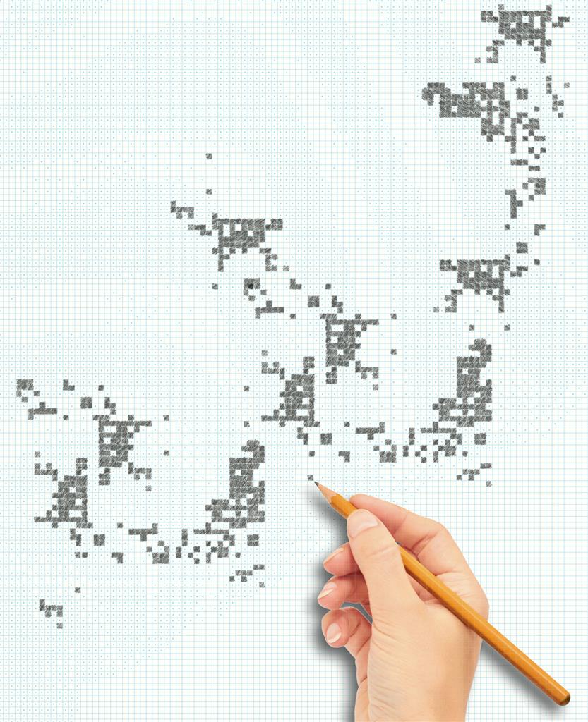 XL Game Poster - Pixel Zen Art 