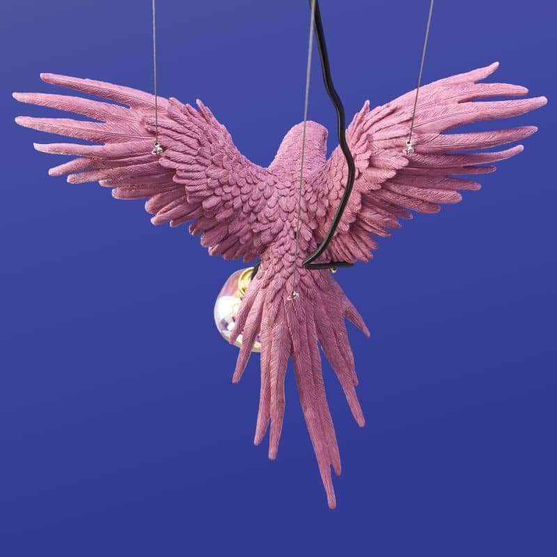 Lámpara de techo Pink Parrot
