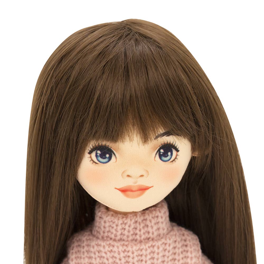 Poupée Sophie avec jupe en jean 32 cm