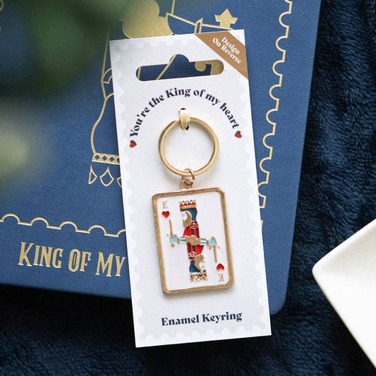 King of My Heart Keychain