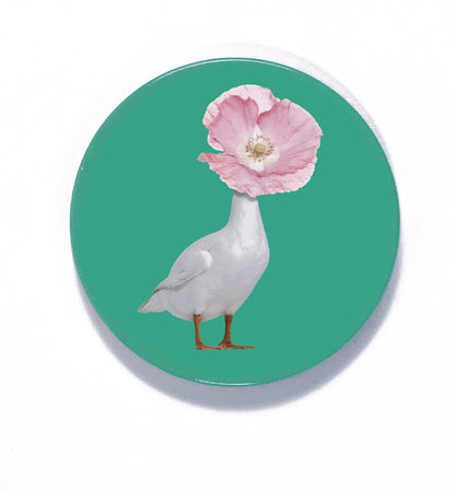 Set of 4 Diva ceramic coasters