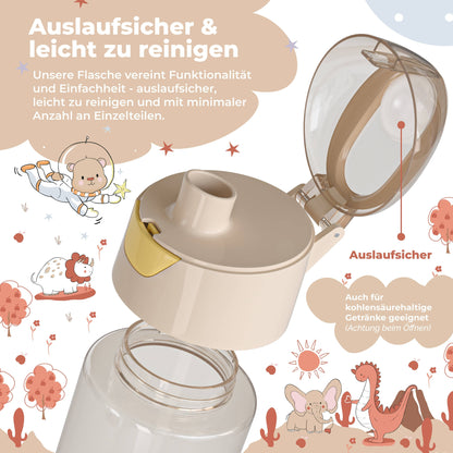 Trinkflasche Kinder, leichte Wasserflasche - Polizei Löwen