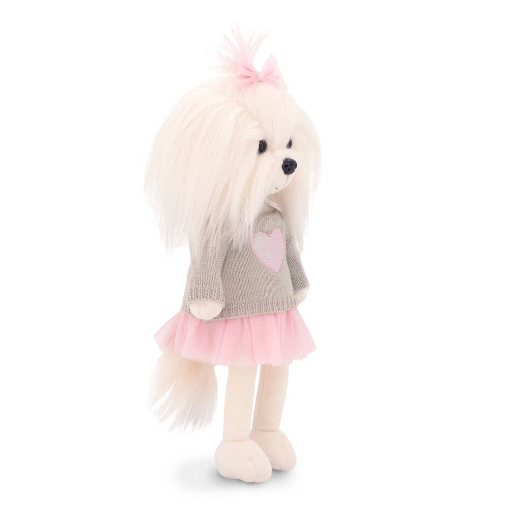 Poupée Chien Lucky Mimi : Cœur Rose-38cm