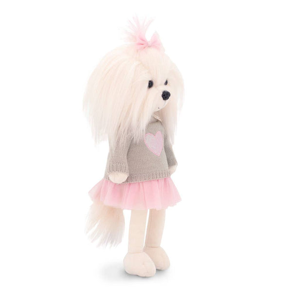 Muñeca perrita Lucky Mimi: Corazón rosa - 38 cm