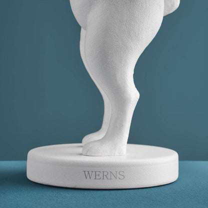 Lampe de table LED Hiding Rabbit, Blanc