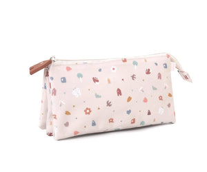 Geometric Nature 3 Compartment Pencil Case