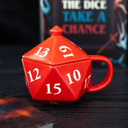 3D Mug D20 Red