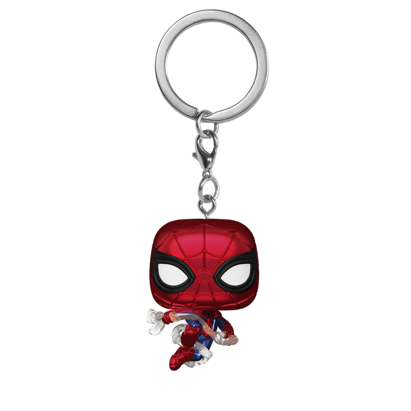 Funko Pop! Keychain Spider-Man (Brand New Day) (Metallic) - vue officielle 1