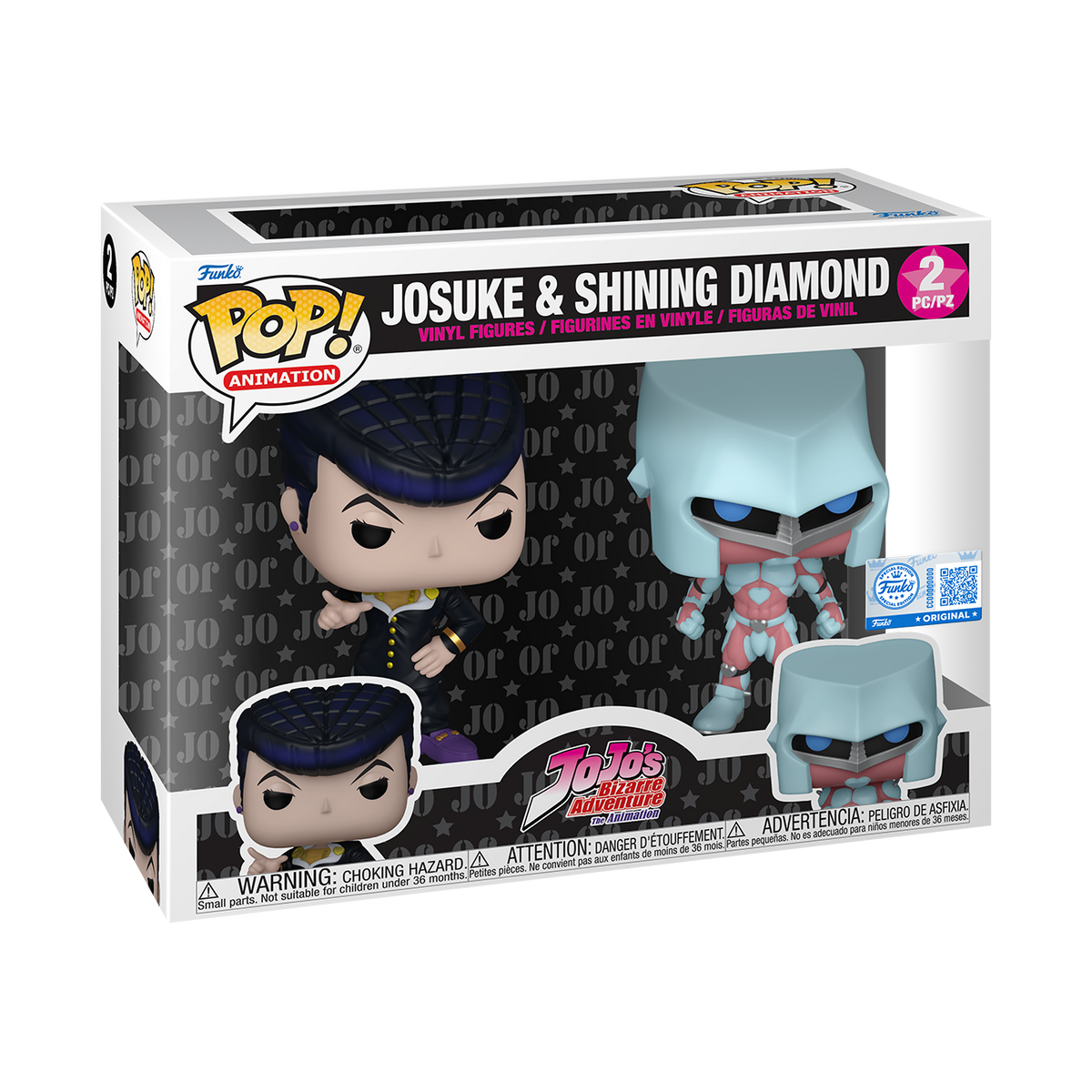 Pop! Shining Diamond et Josuke Higashikata – Pack de 2